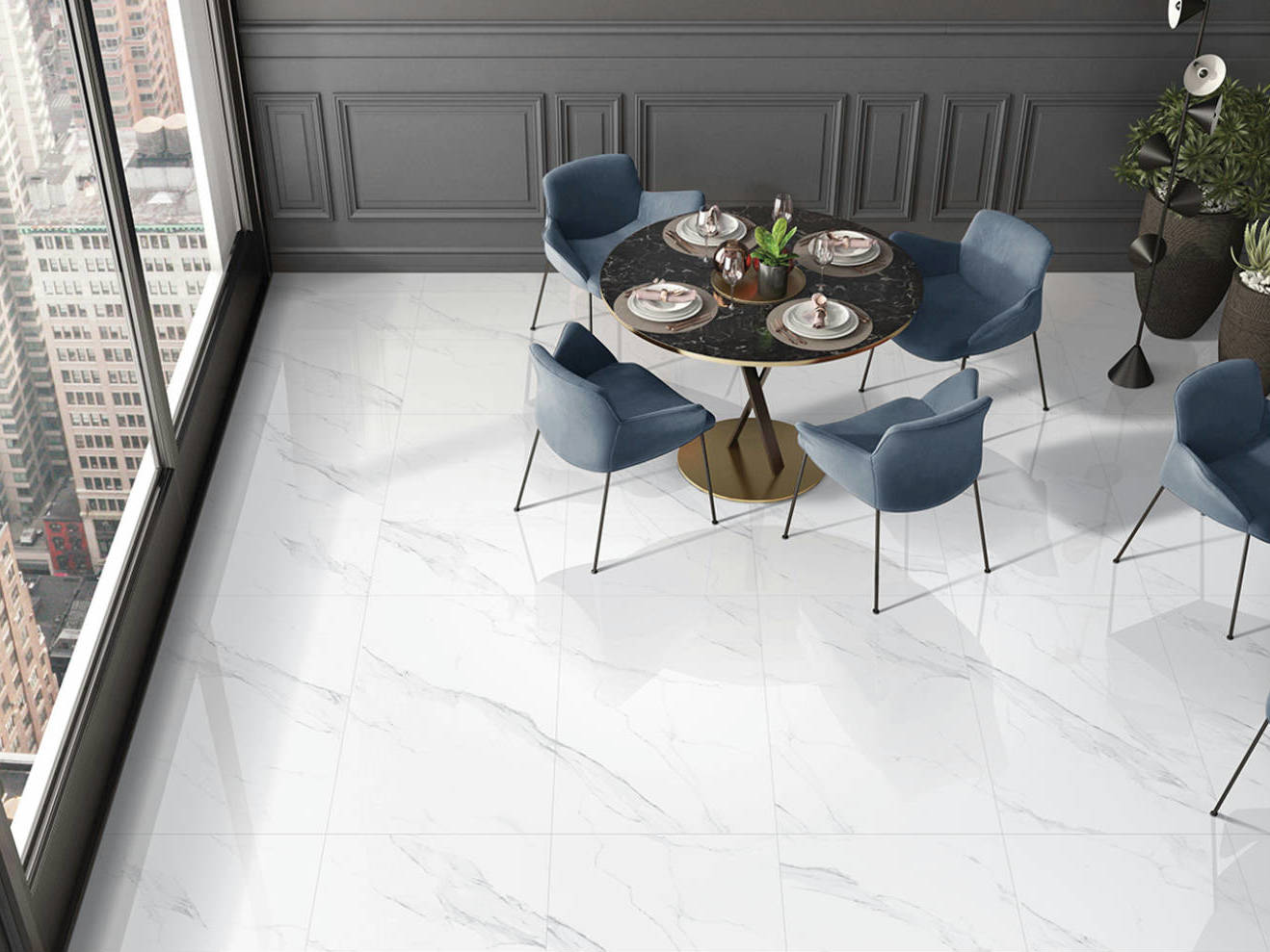 Treasure Statuario 24x48 Polished | Tile and Stone Center