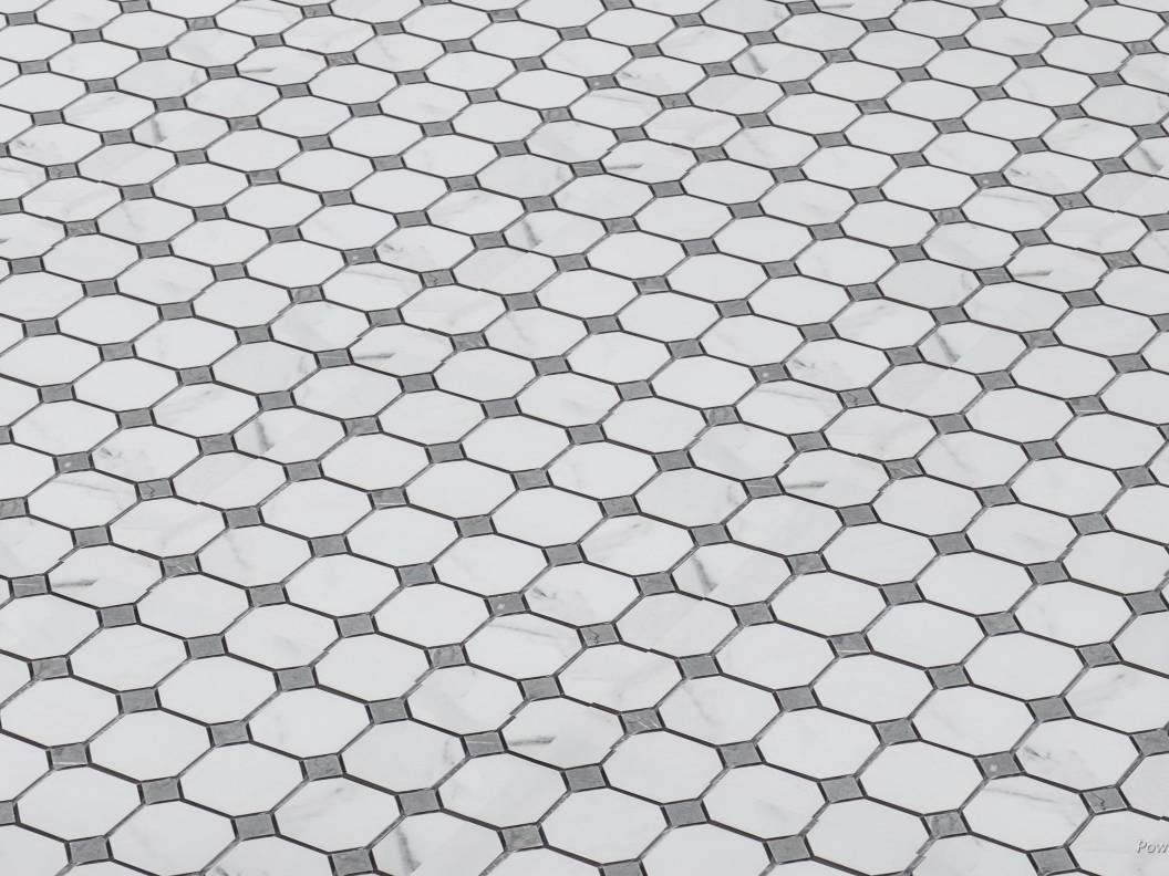 Treasure Statuario Octagon / Dot | Tile and Stone Center