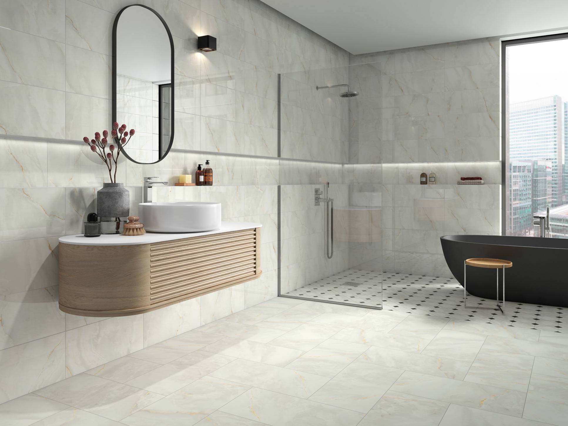 Venezia White 12x24 and 10x30 1 | Tile and Stone Center