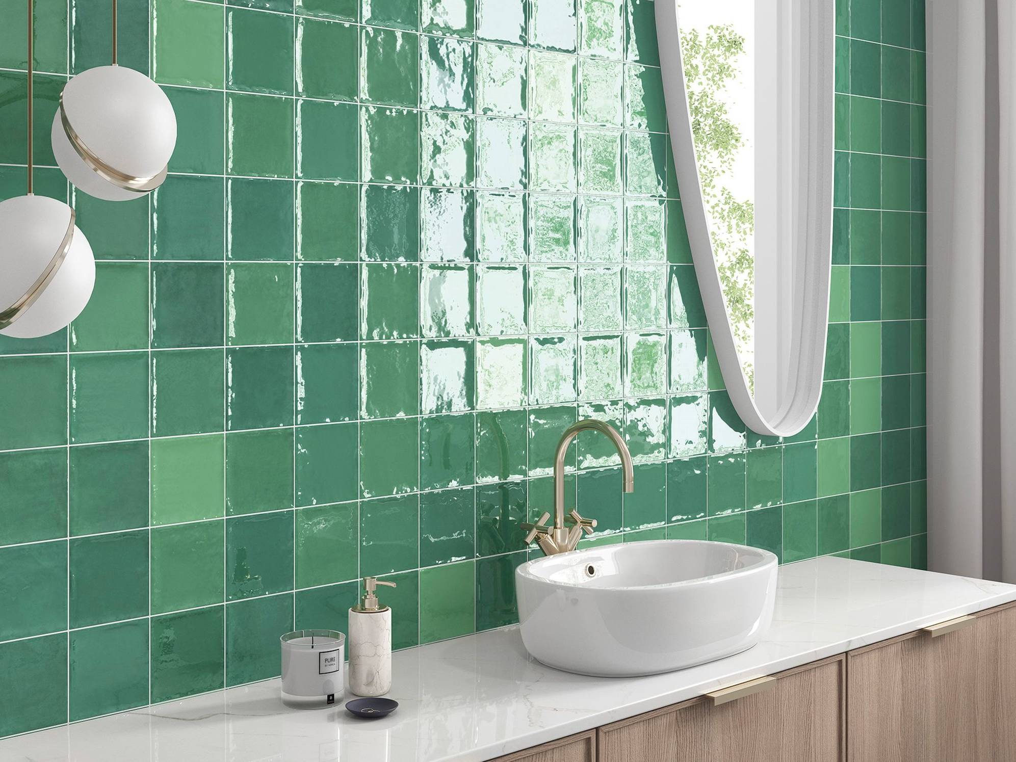 Morocco Green 5x5 | Tile and Stone Center