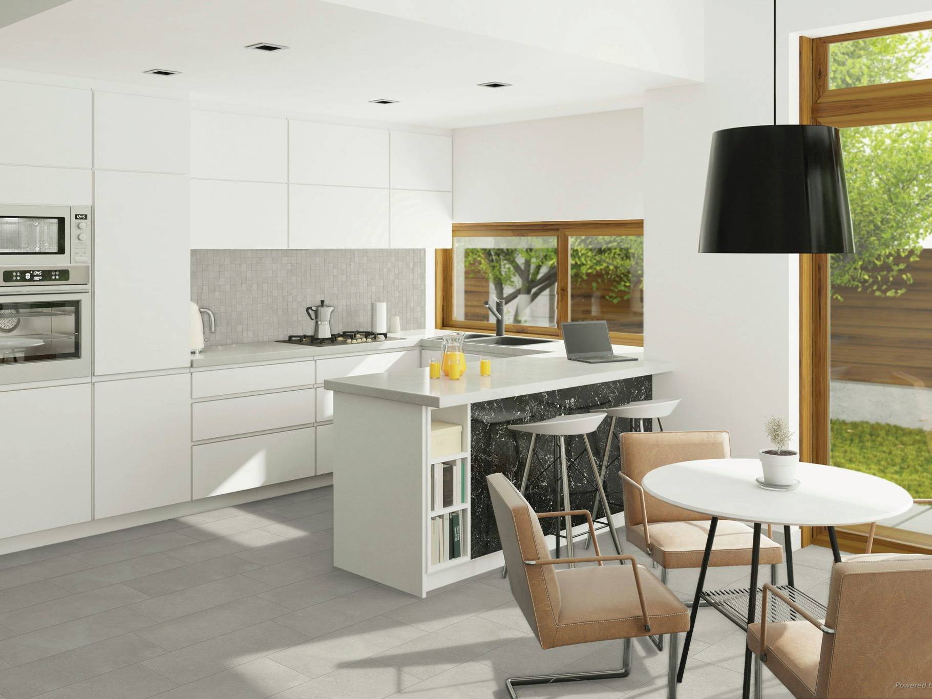 Madison 12x24 and 2x2 Glacier Matte 2 | Tile and Stone Center