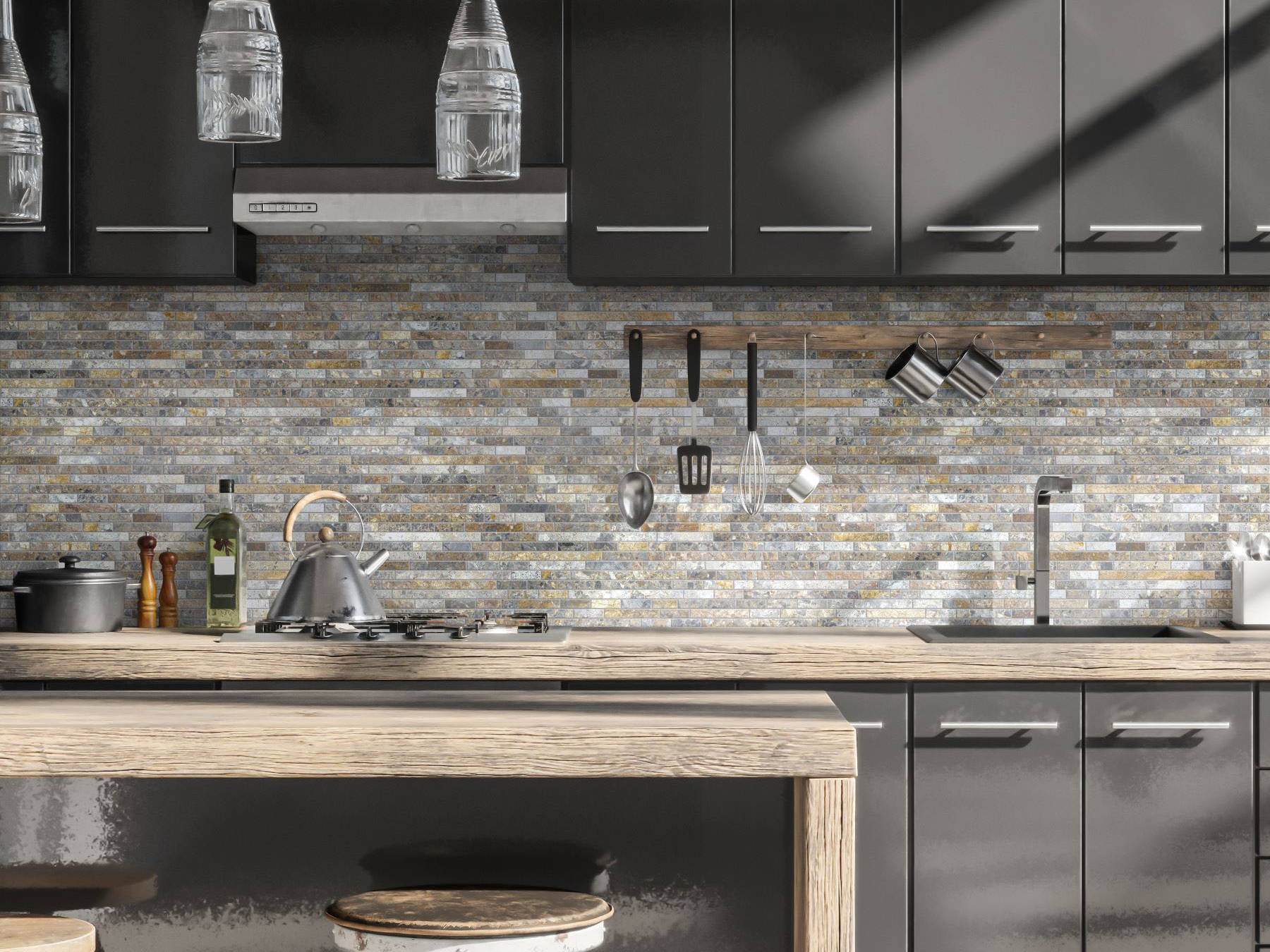 Baguette Royal Vein Mosaic | Tile and Stone Center