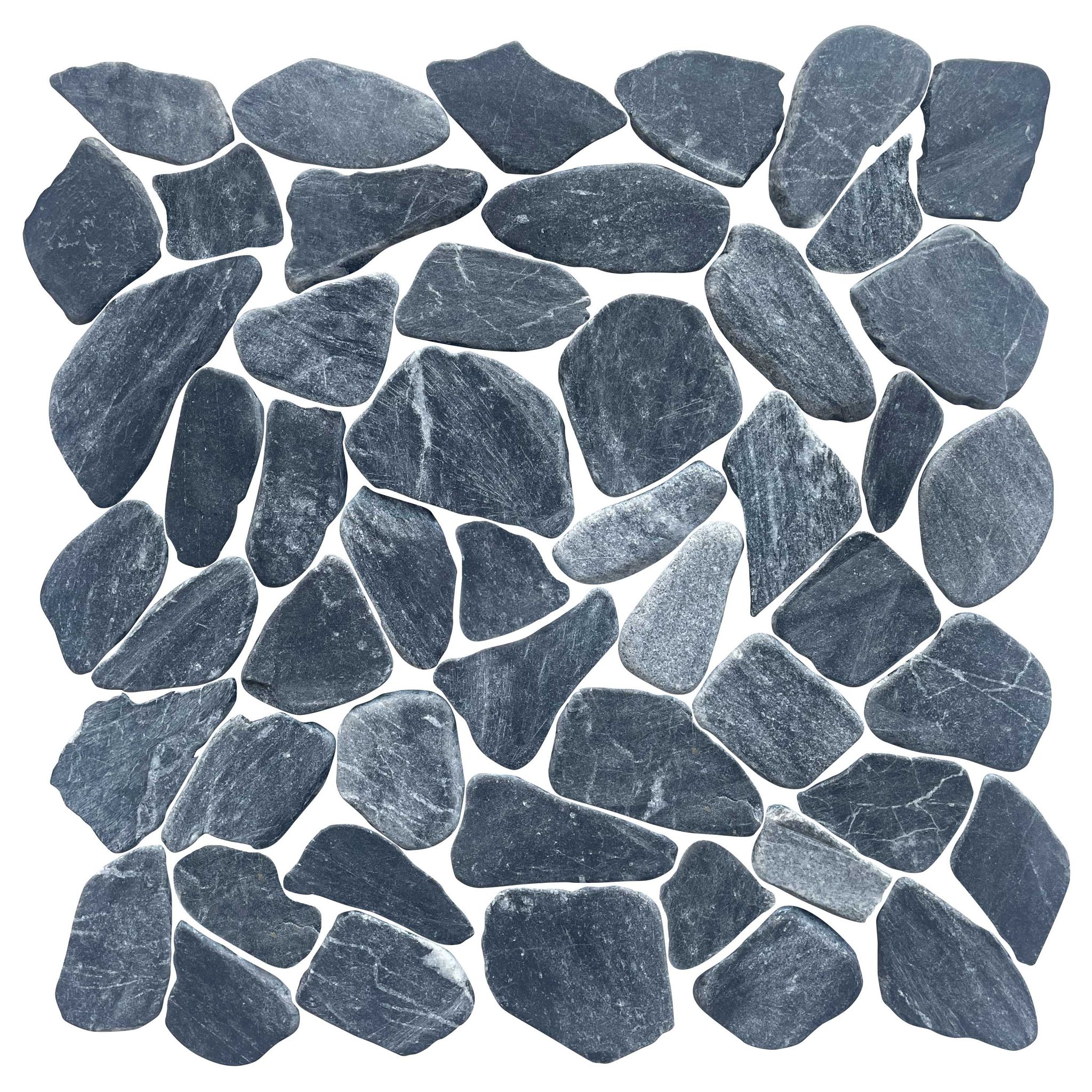 Mini Opus Matte Grey Mix Marble Stone Interlocking | Tile and Stone Center