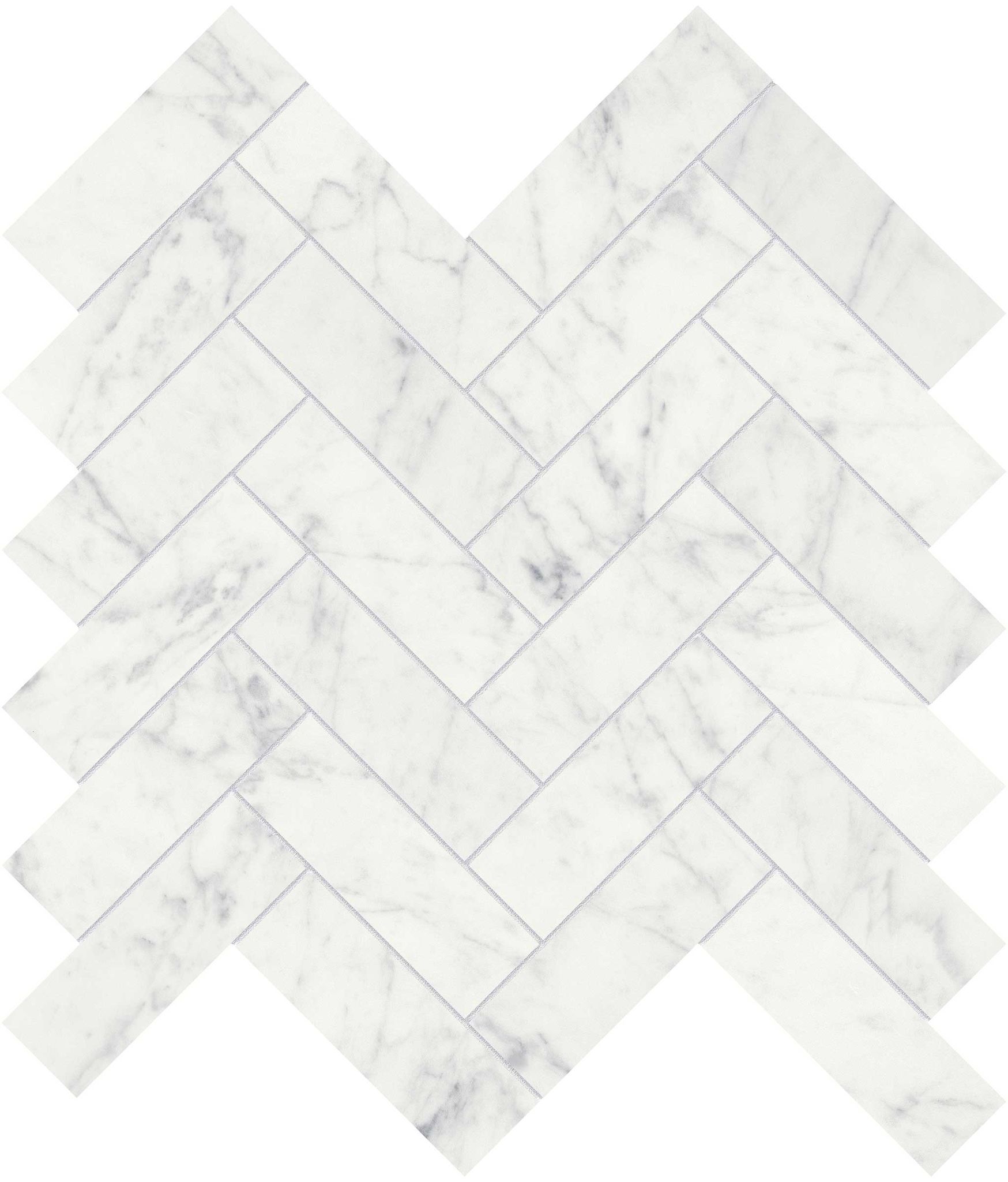 Eterna Bianco 1.25x4 Honed Herringbone Mosaic | Tile and Stone Center