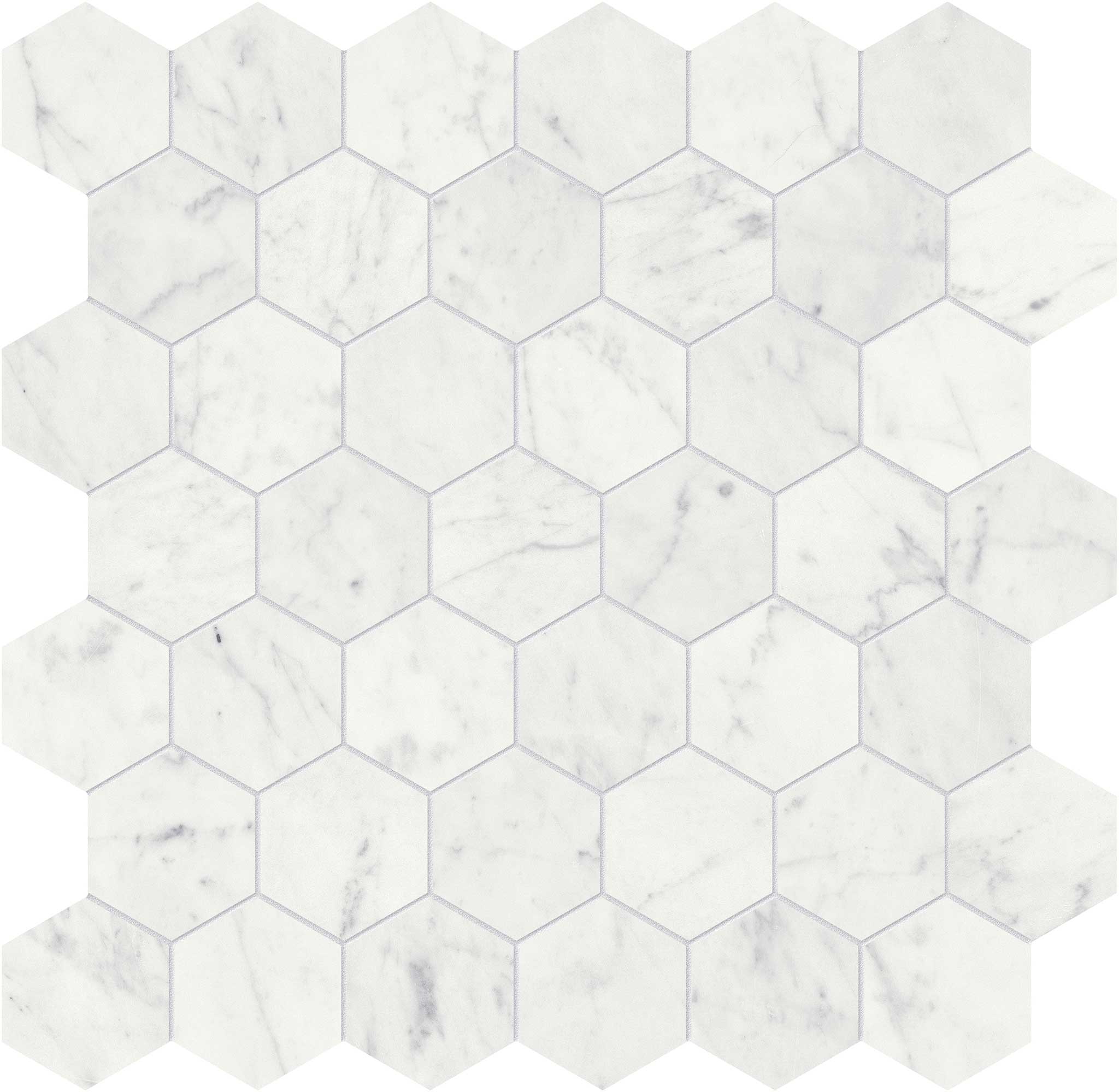 Eterna Bianco 2 Polished Hexagon Mosaic | Tile and Stone Center