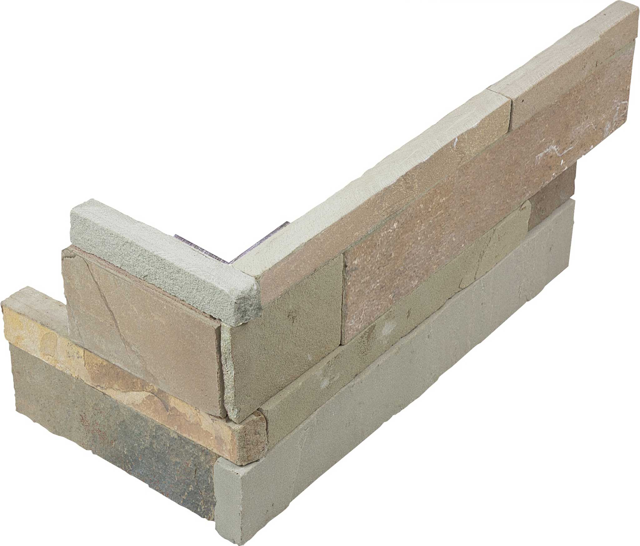 Ledger Stone 6x18 Assembled Corner | Tile and Stone Center