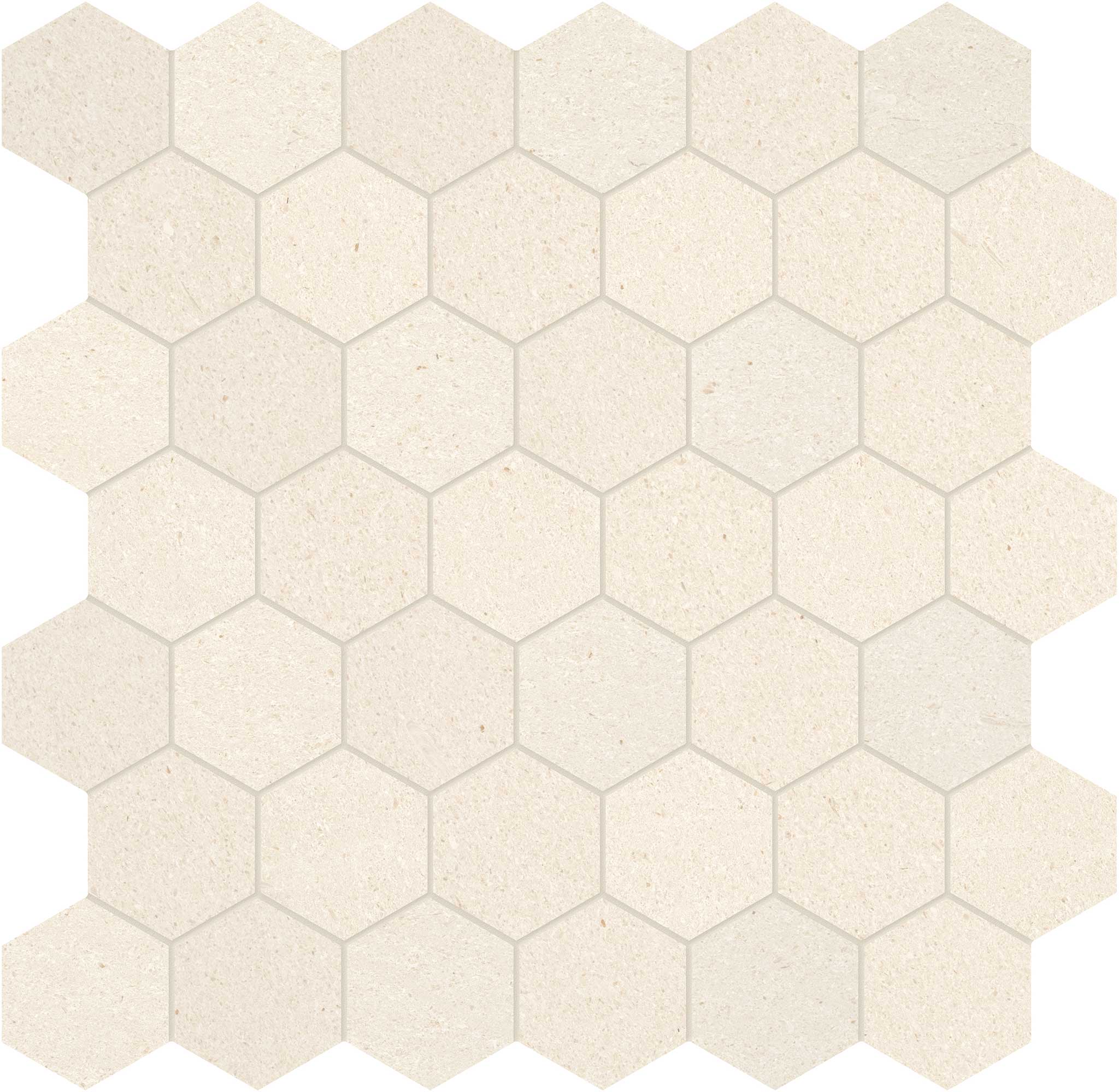 Serene Ivory 2 Hexagon Mosaic | Tile and Stone Center