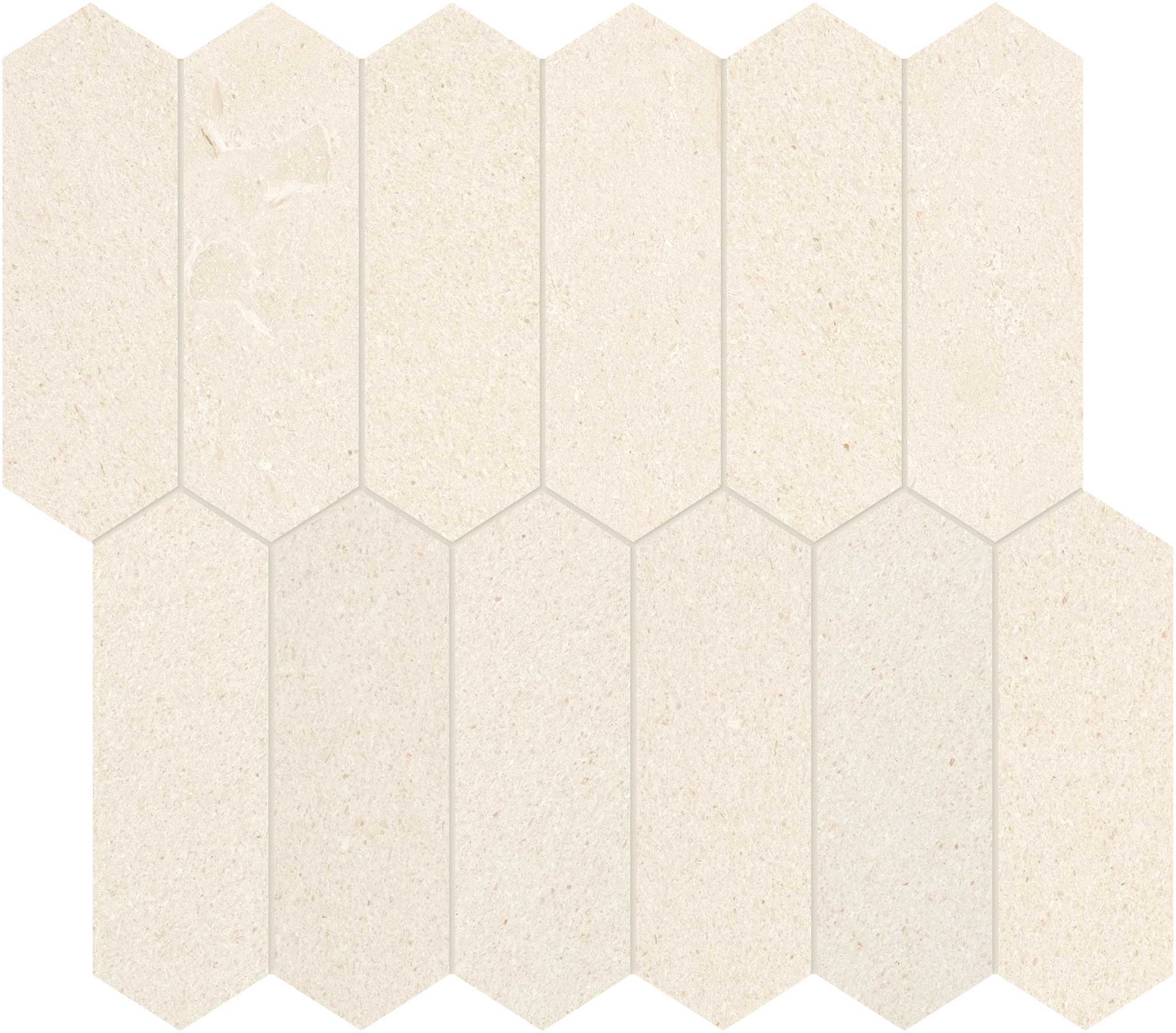 Serene Ivory 2x6 Picket Mosaic | Tile and Stone Center