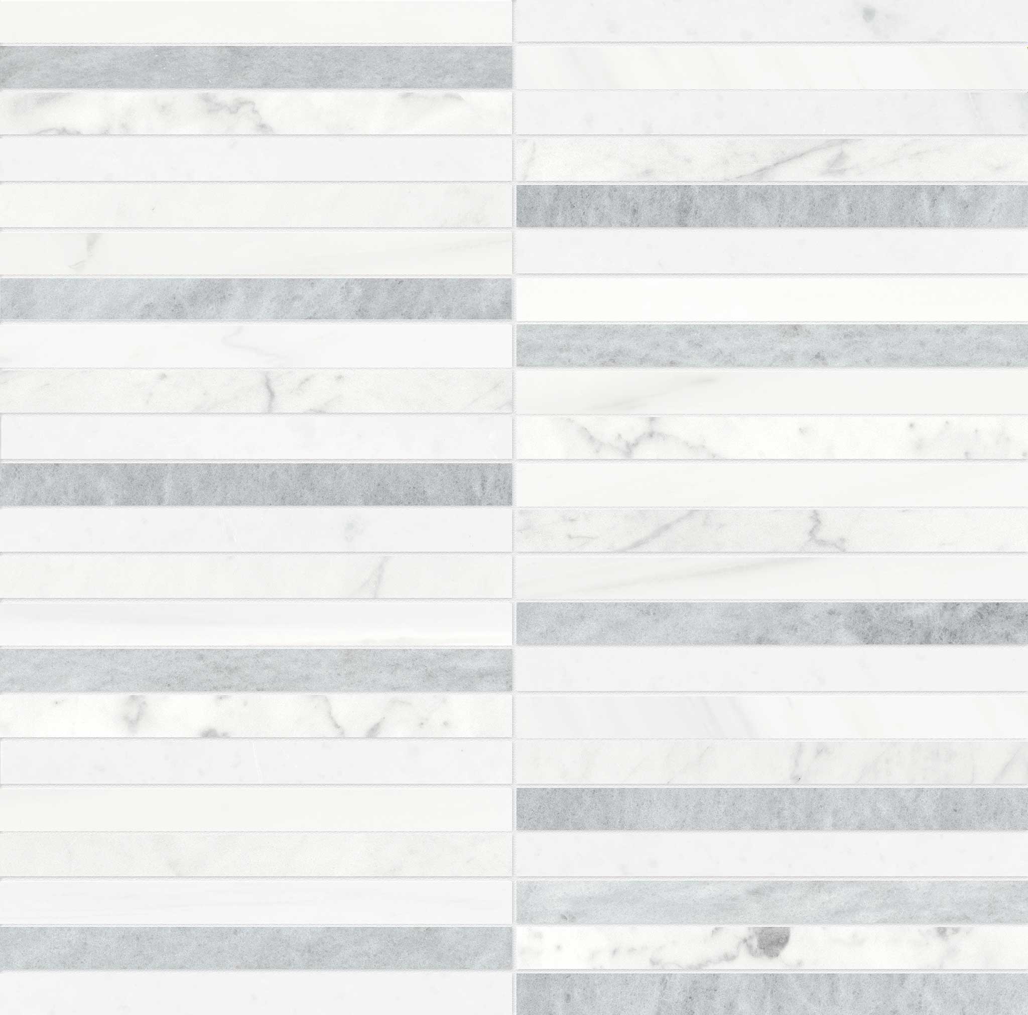Utopio .5x6 Stacked Polar Mosaic | Tile and Stone Center