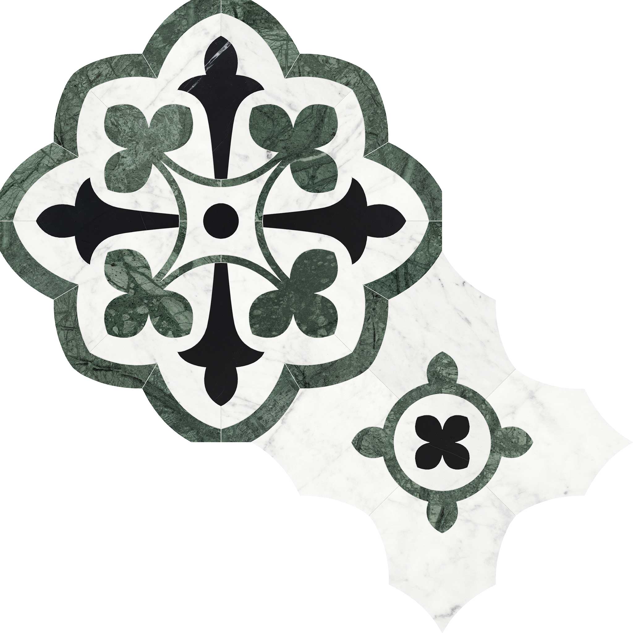 Utopio Fleur Pine Mosaic | Tile and Stone Center