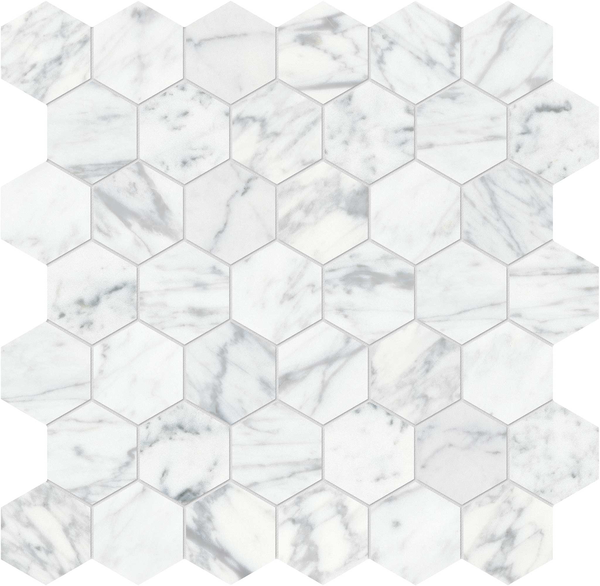 Virtue Bianco 2 Hexagon Mosaic | Tile and Stone Center