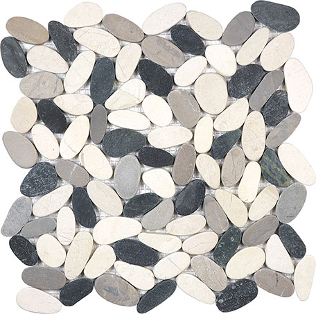 12X12 Flat Tranquil Cool Blend | Tile and Stone Center
