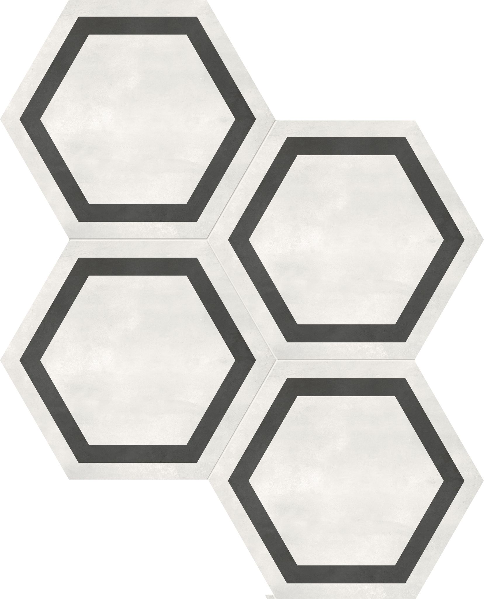 Form 7" Hexagon Frame Ivory | Tile and Stone Center