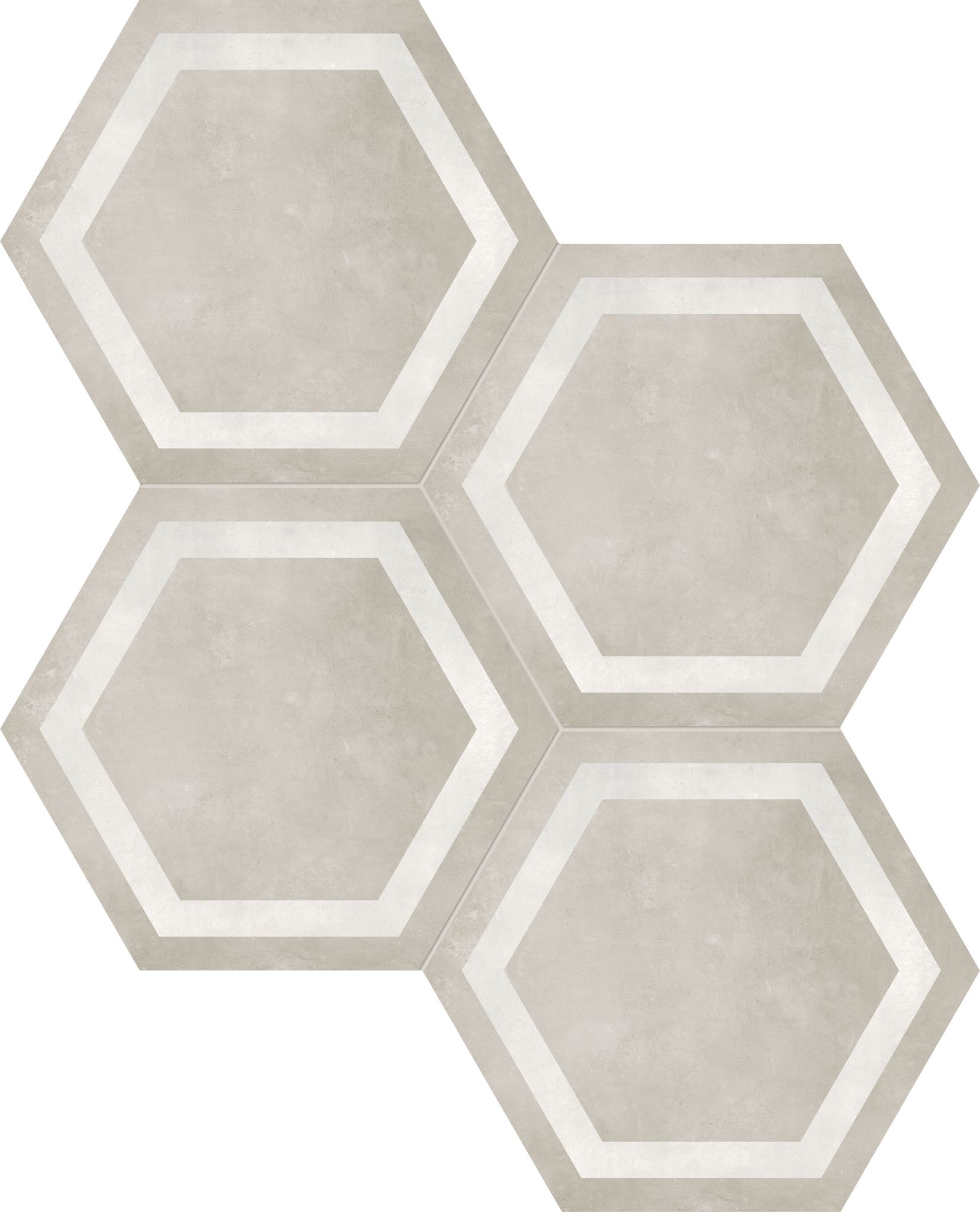 Form 7" Hexagon Frame Sand | Tile and Stone Center