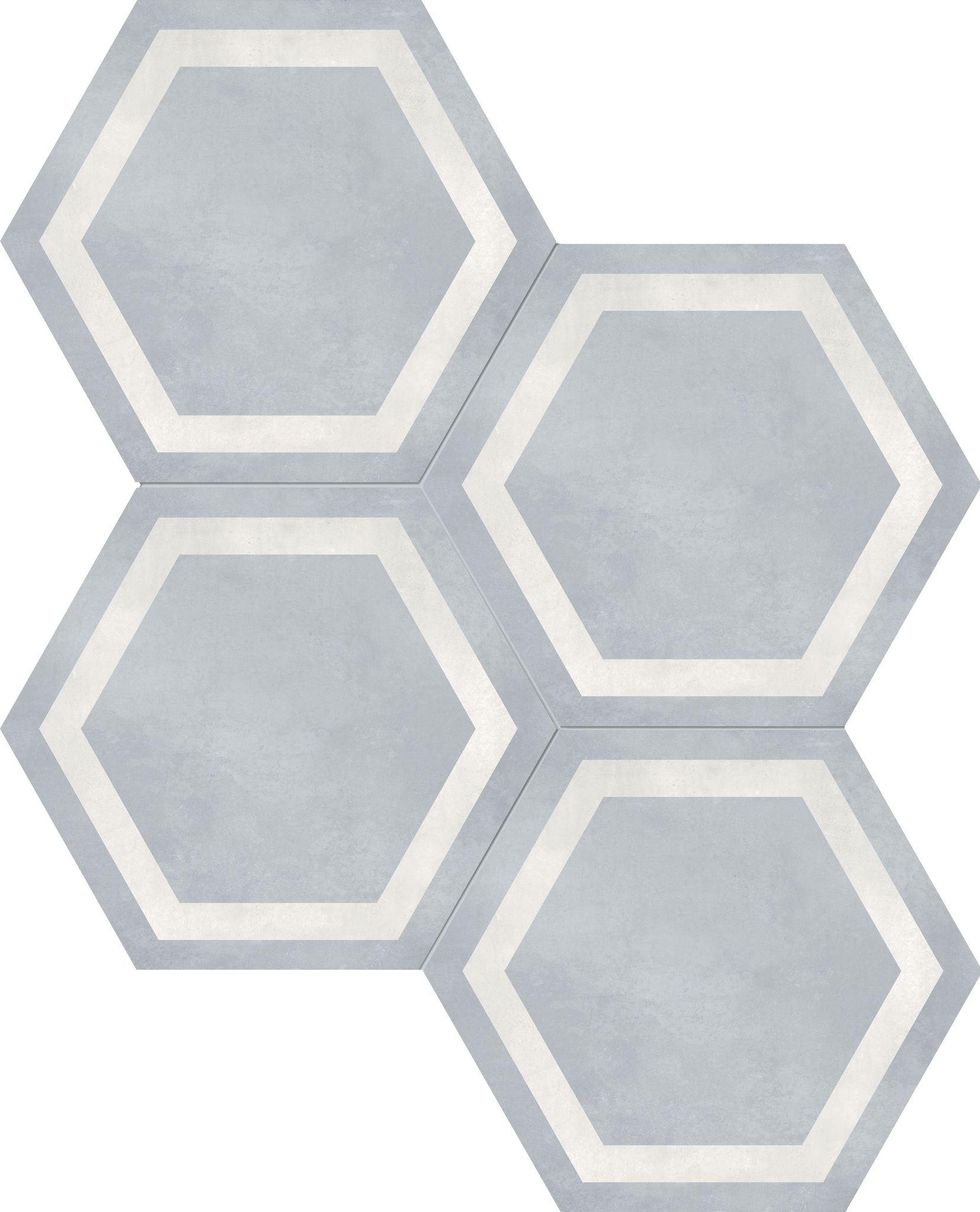 Form 7" Hexagon Frame Tide | Tile and Stone Center