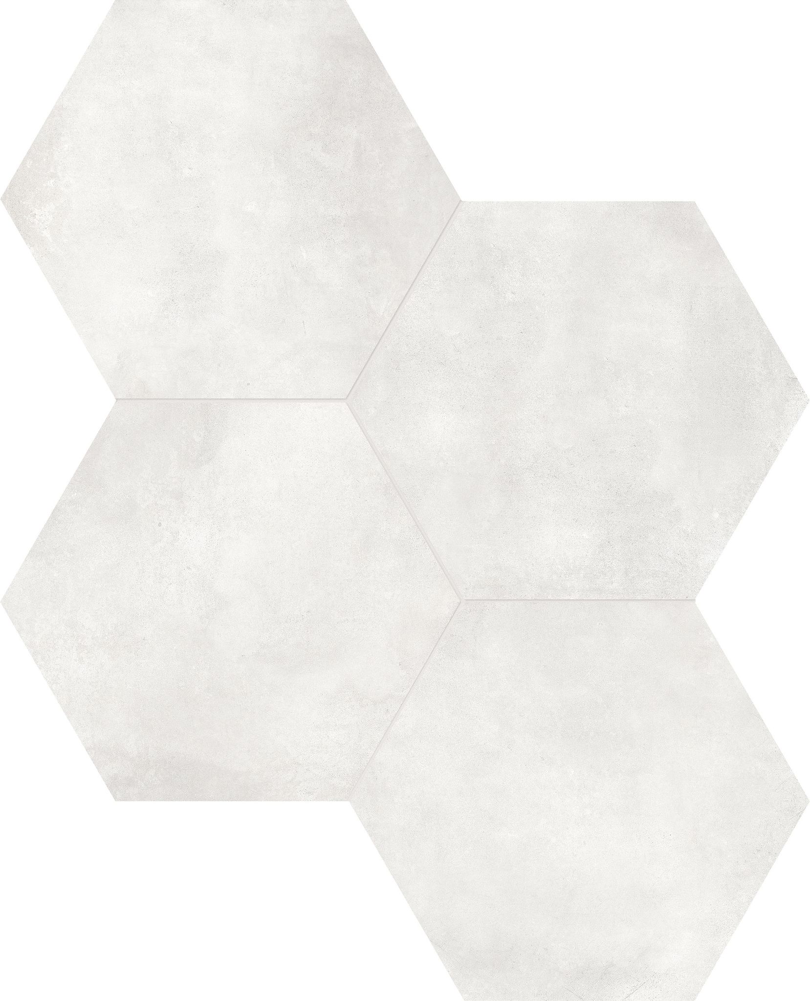 Form 7" Hexagon Ivory | Tile and Stone Center