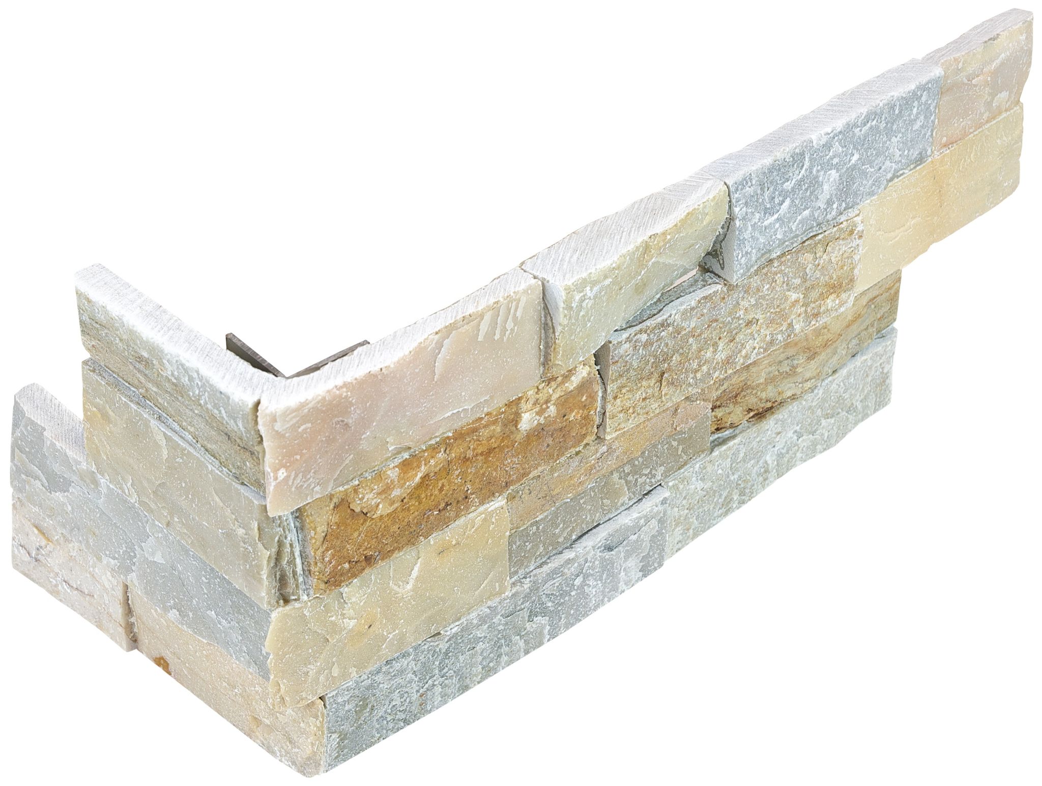 Ledger Stone 6x18 Beach Walk Assembled Corner | Tile and Stone Center