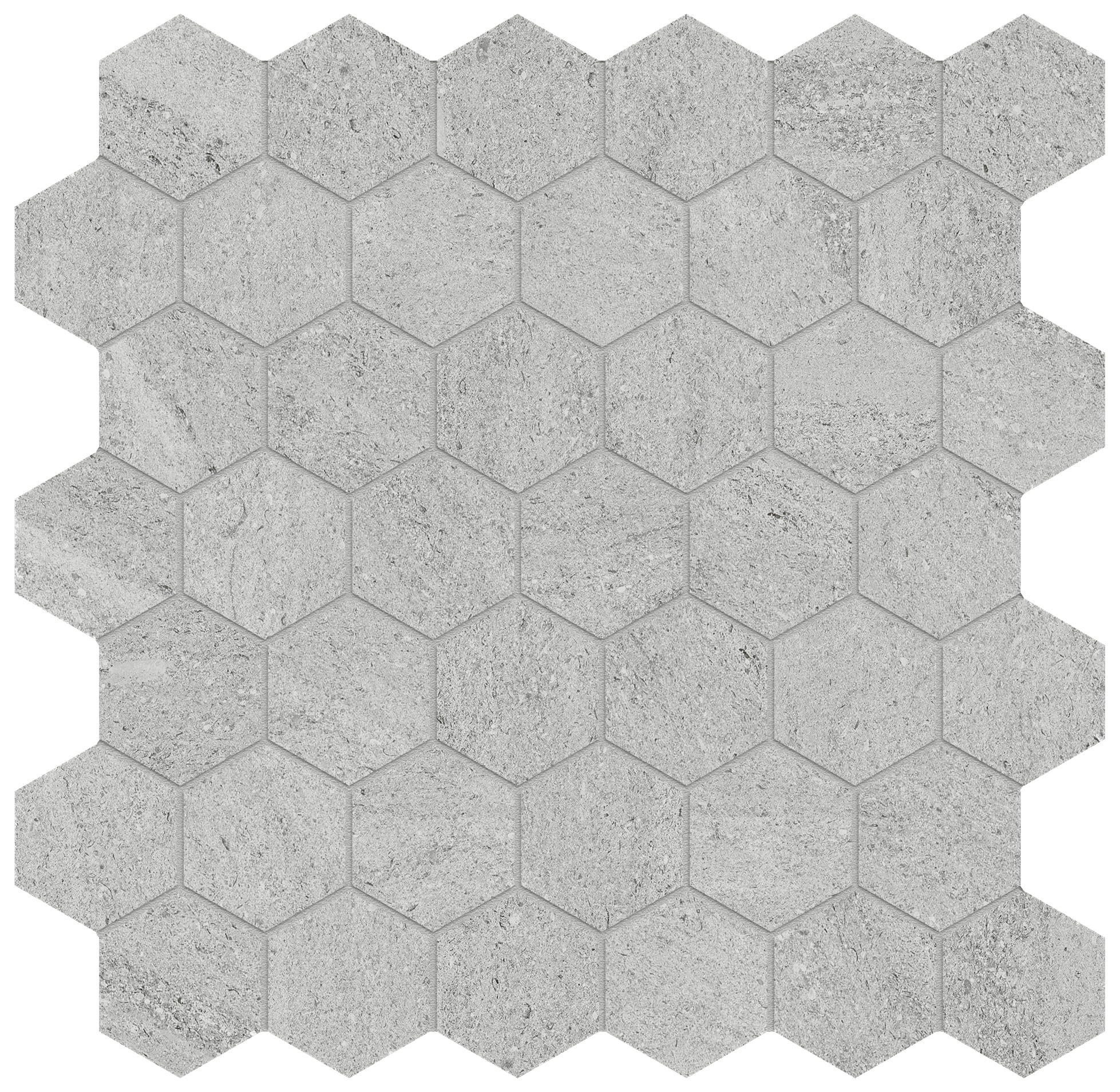 Lithoform 2" Hex Veincut Twilight | Tile and Stone Center