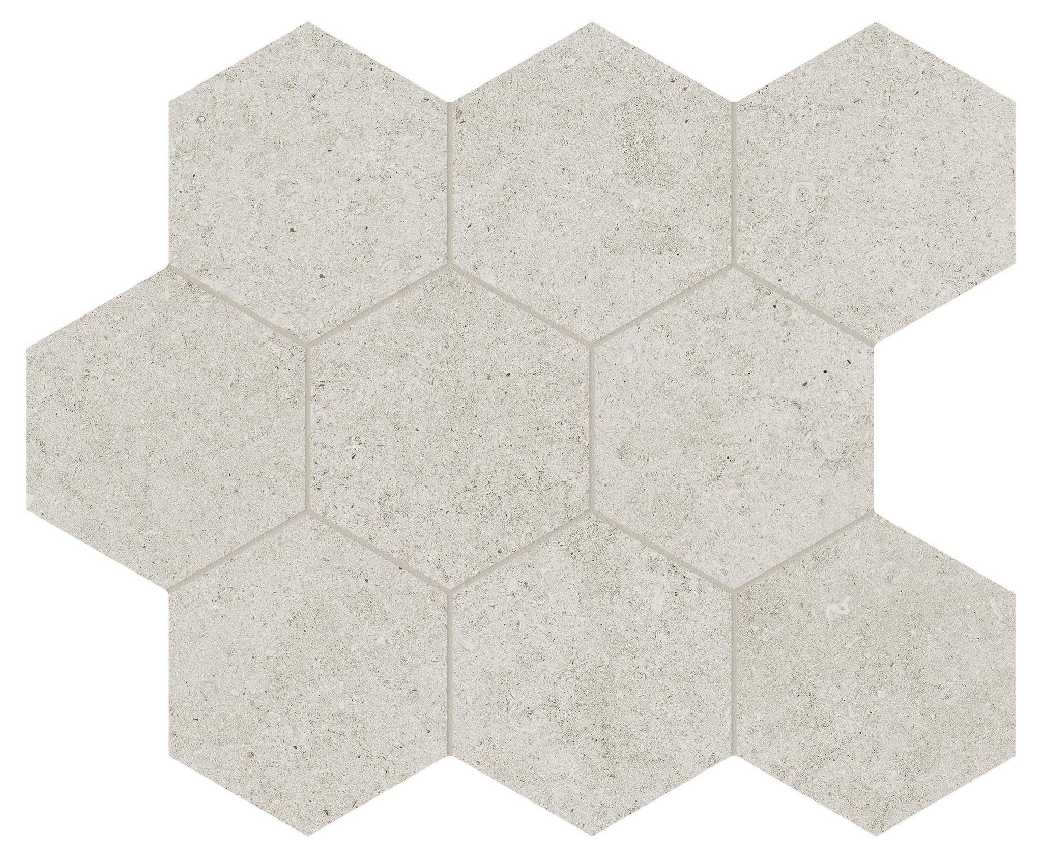 Lithoform 4" Hex Crosscut Coast | Tile and Stone Center