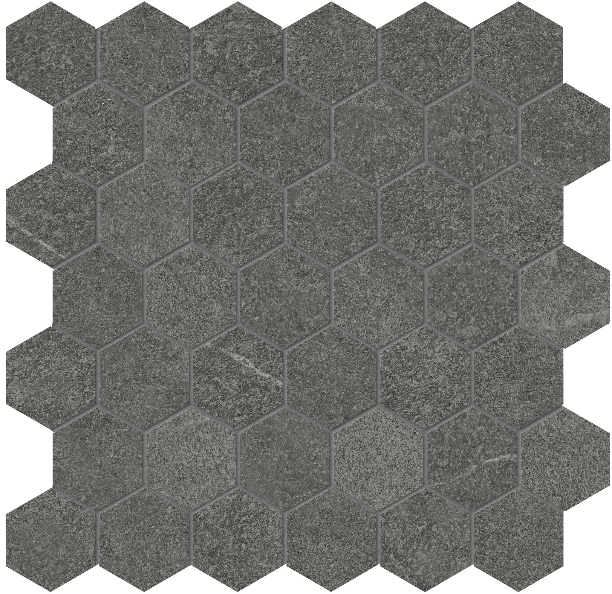 Mjork 2 Hex Carbon | Tile and Stone Center