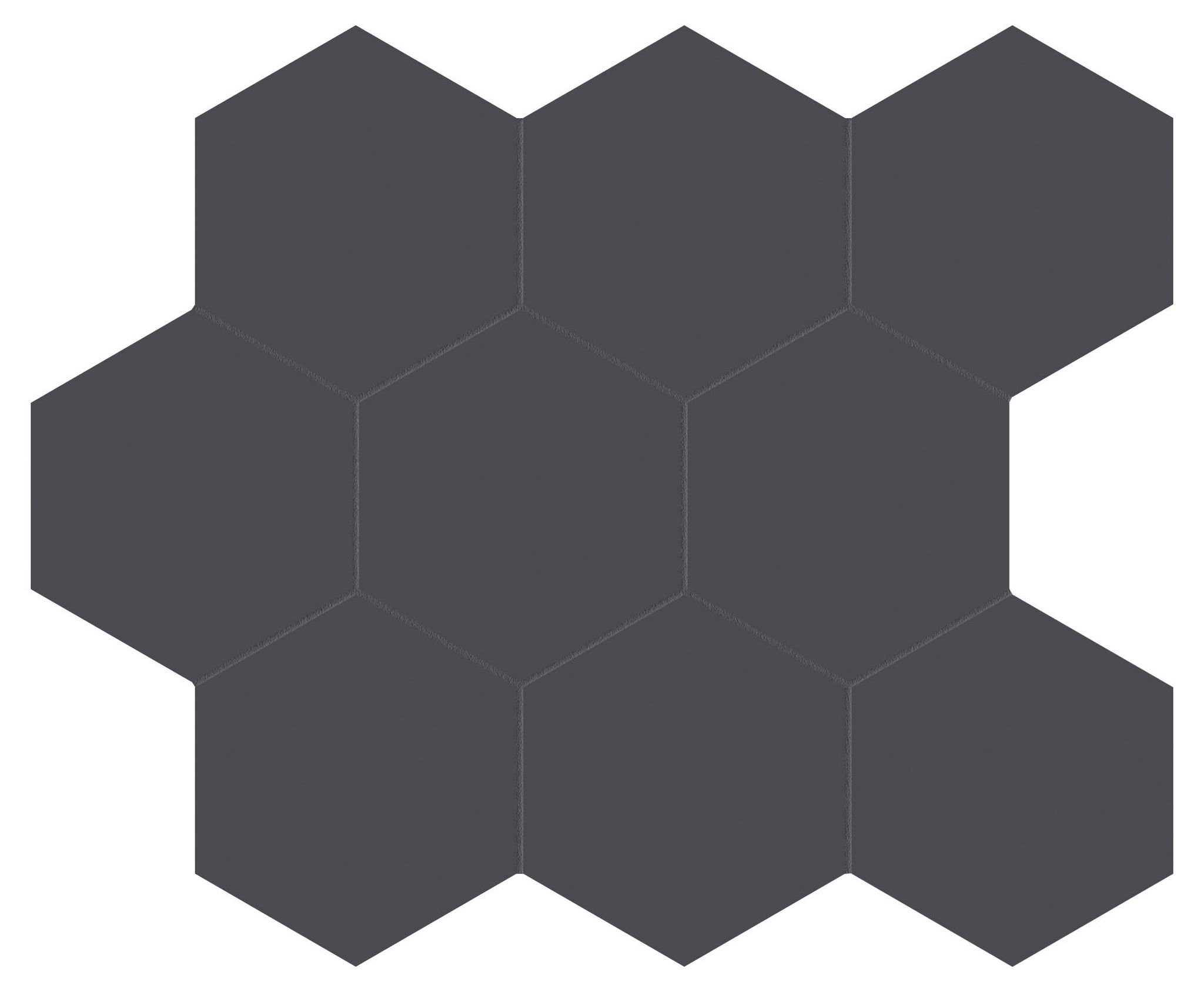 Monoforma 4" Hex Shilhouette Silk | Tile and Stone Center