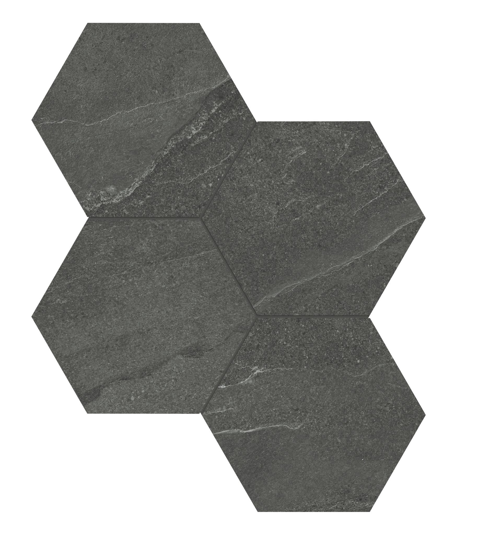 Nord 6 Hex Carbon | Tile and Stone Center