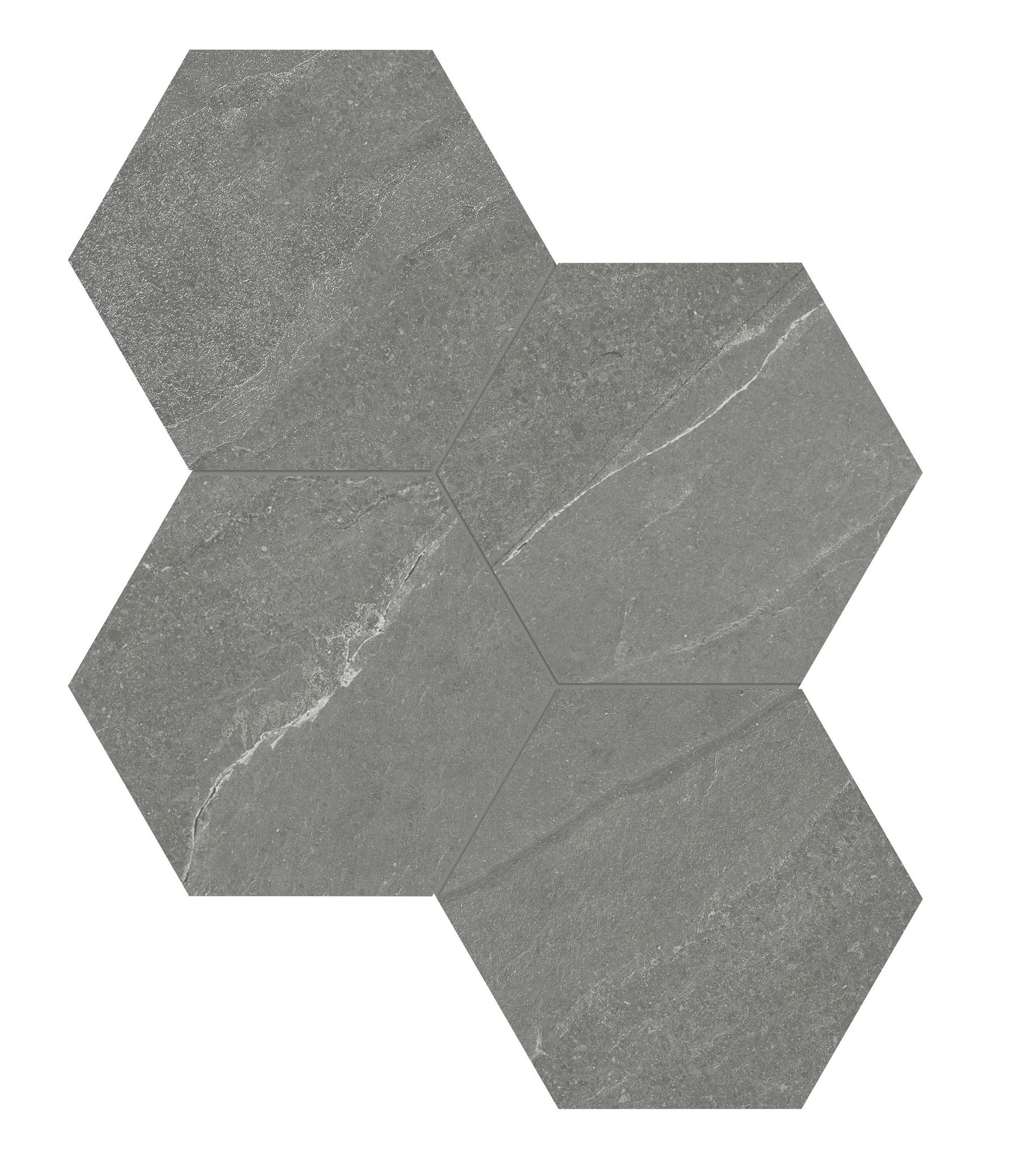 Nord 6 Hex Chromium | Tile and Stone Center