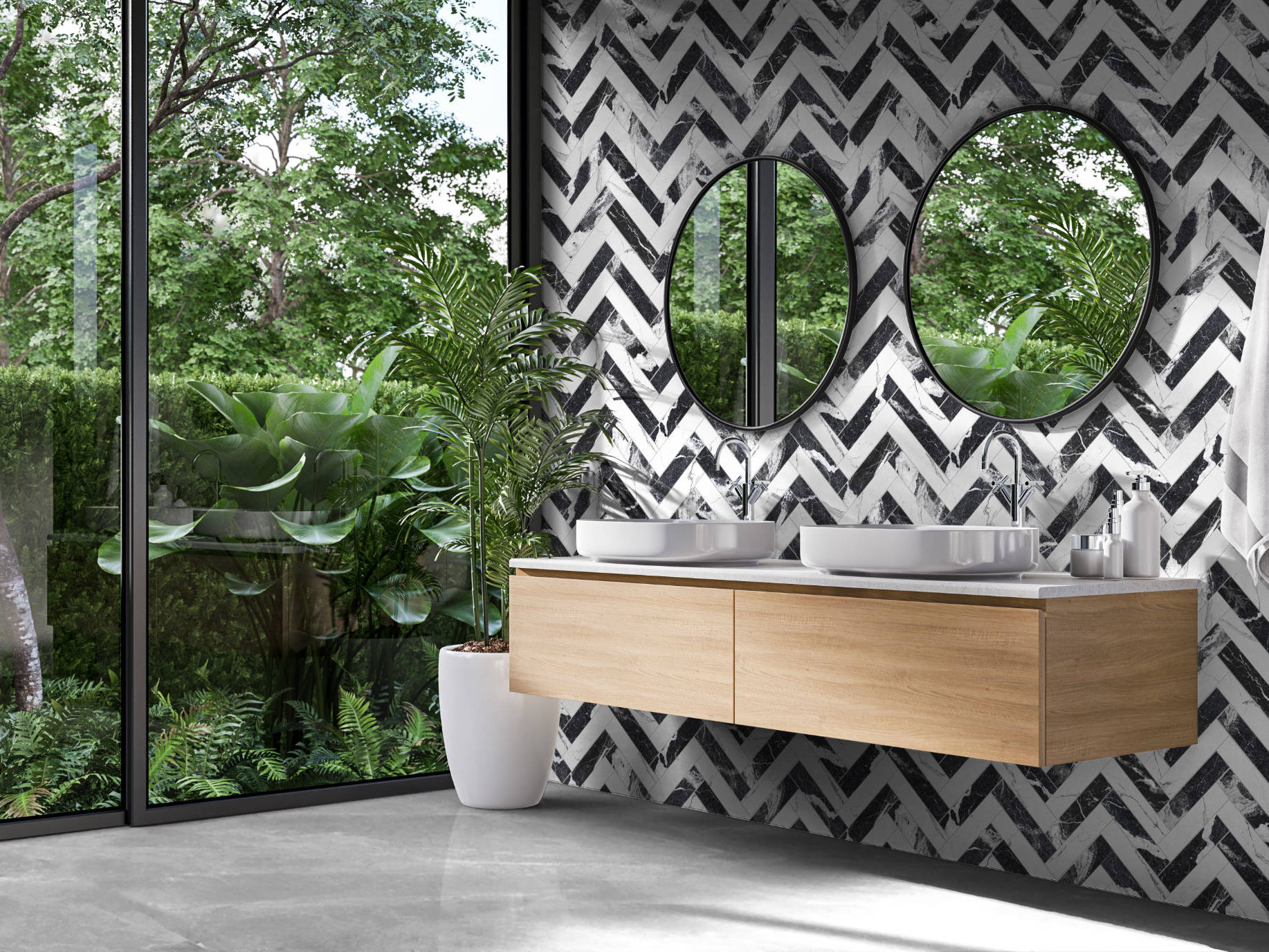 Obsession Nero & Statuario  | Tile and Stone Center