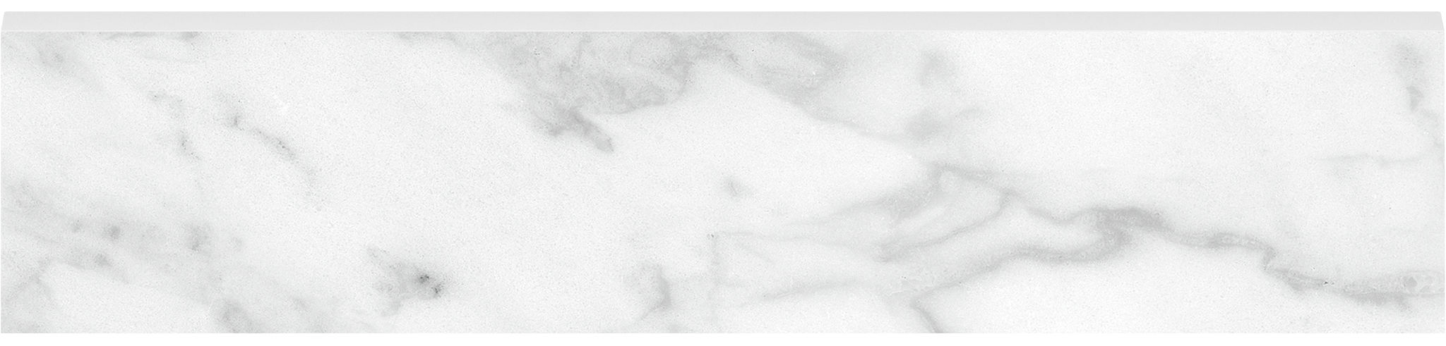 Plata 3x12 Carrara Abisso Bullnose Polished | Tile and Stone Center