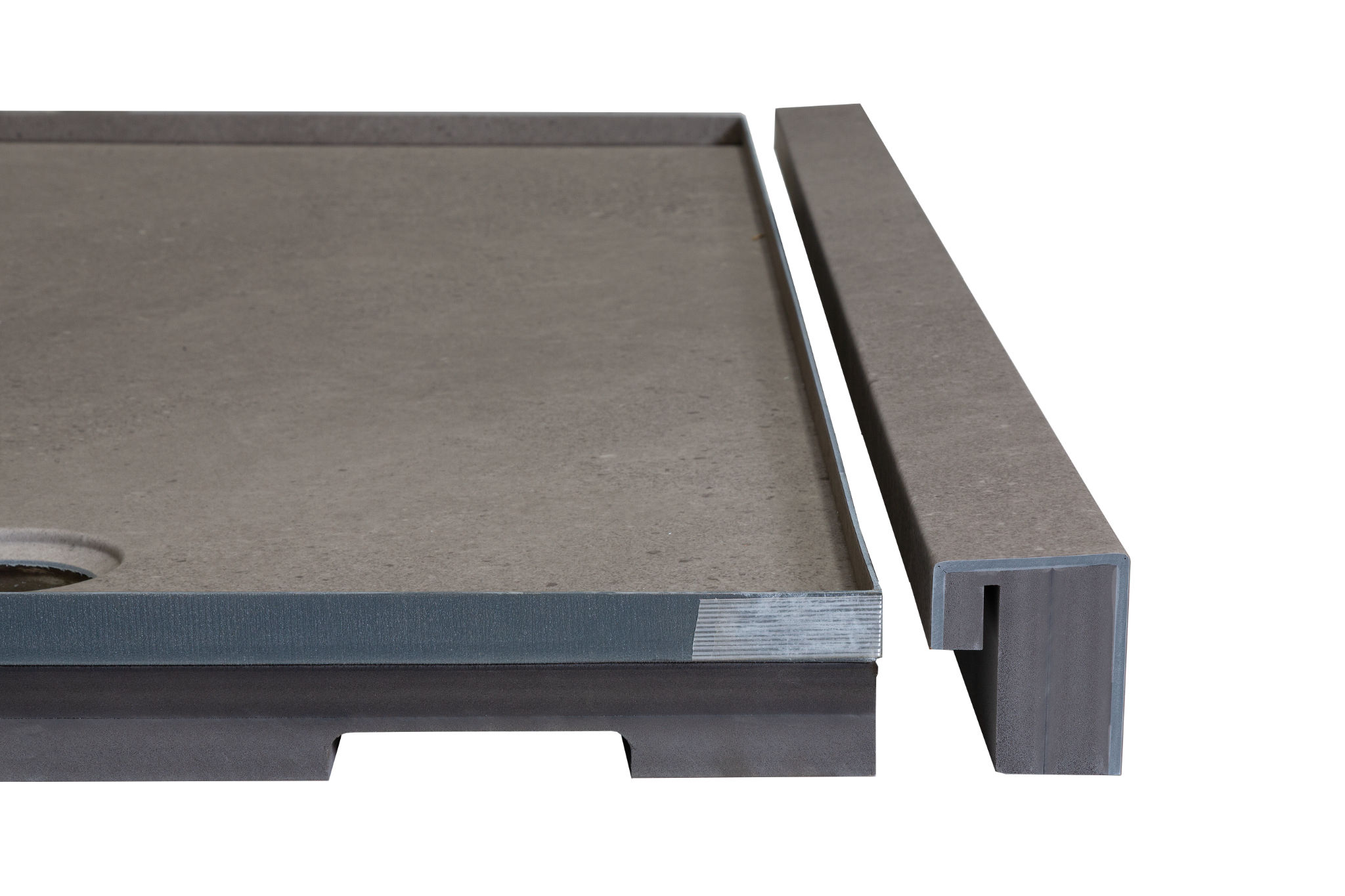 Shower Pan 30x60 Concrete Sand | Tile and Stone Center