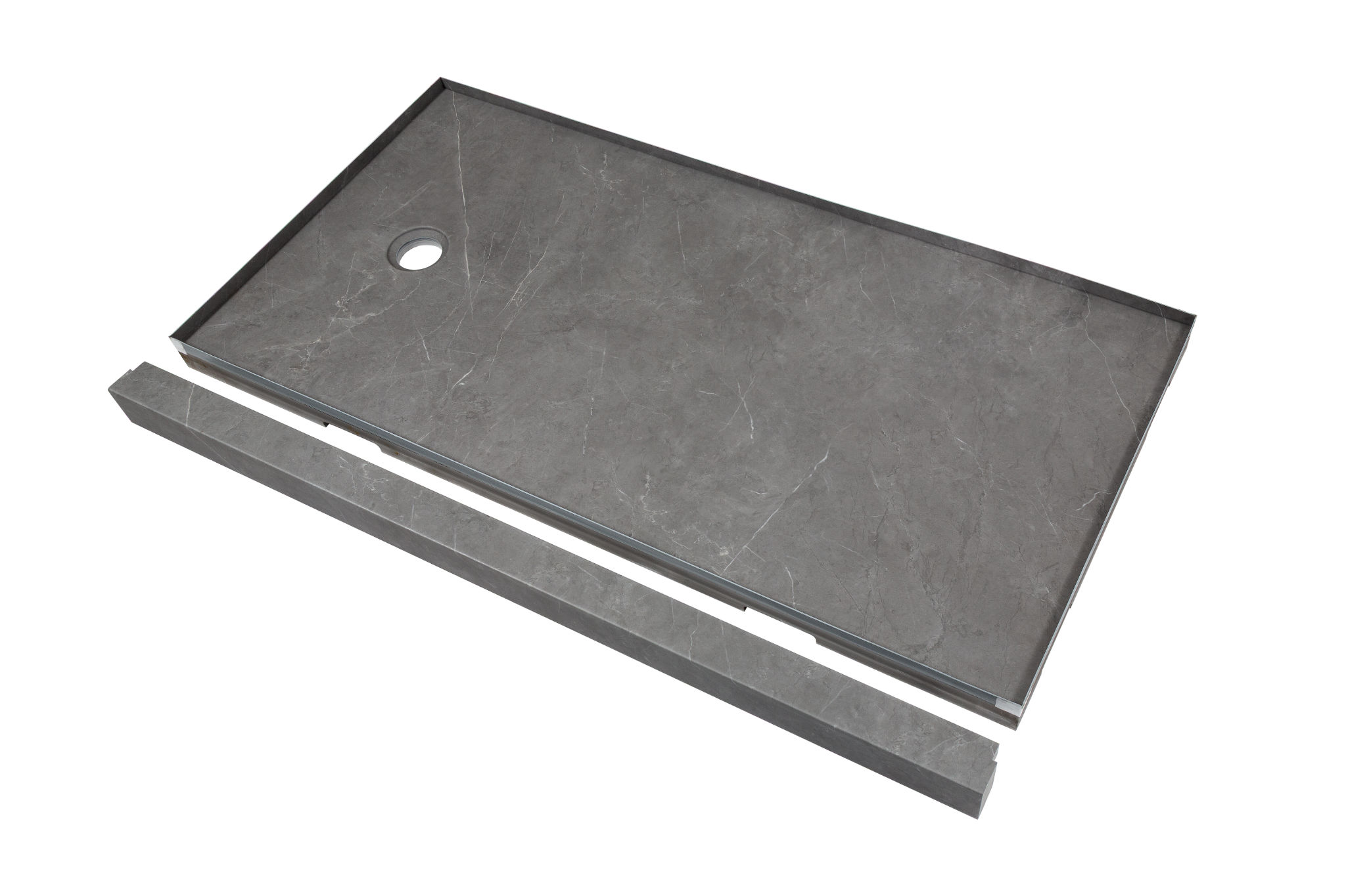 Shower Pan 30x60 Graphite Slate | Tile and Stone Center