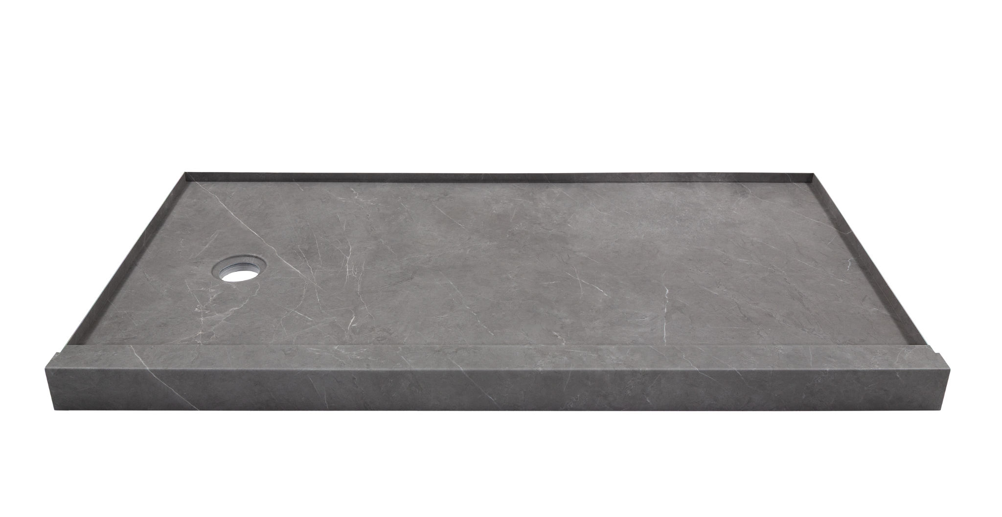 Shower Pan 32x60 Graphite Slate | Tile and Stone Center