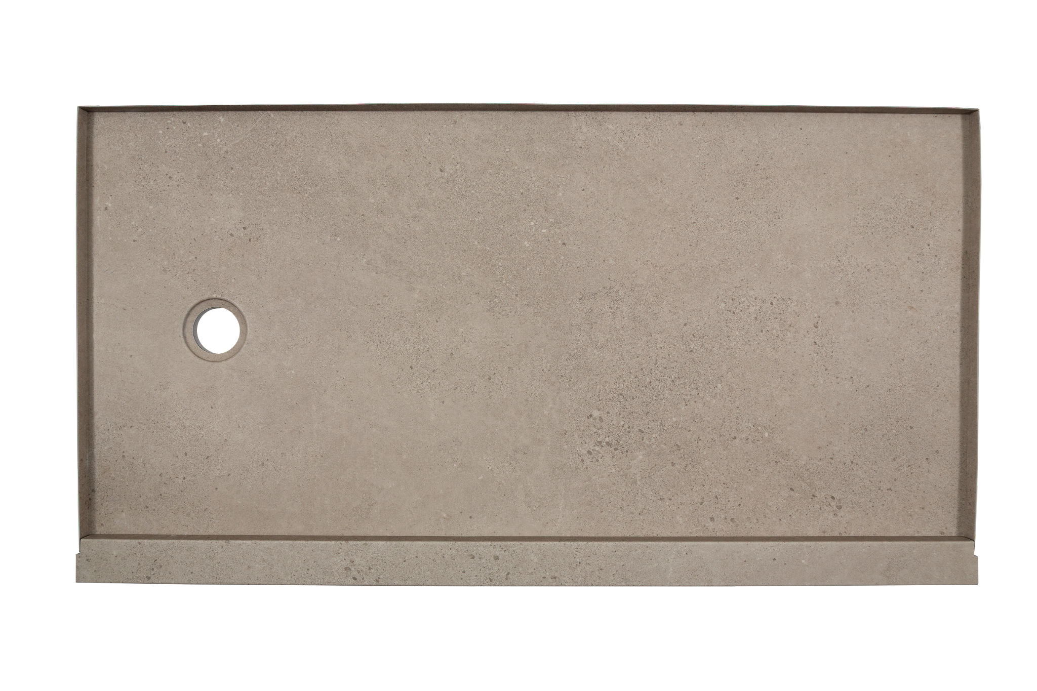 Shower Pan 36x60 Concrete Sand | Tile and Stone Center