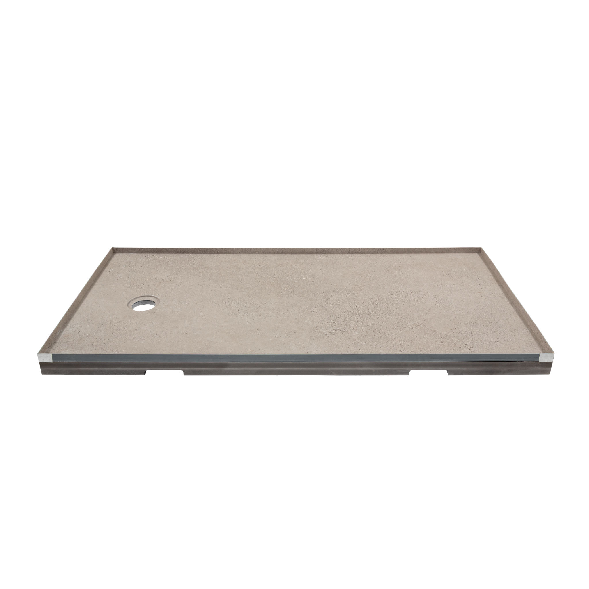 Shower Pan 36x60 Concrete Sand | Tile and Stone Center