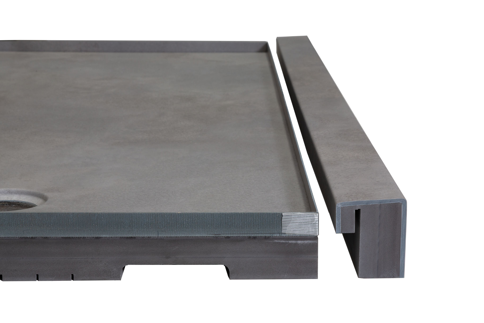 Shower Pan 36x60 Urban Concrete | Tile and Stone Center