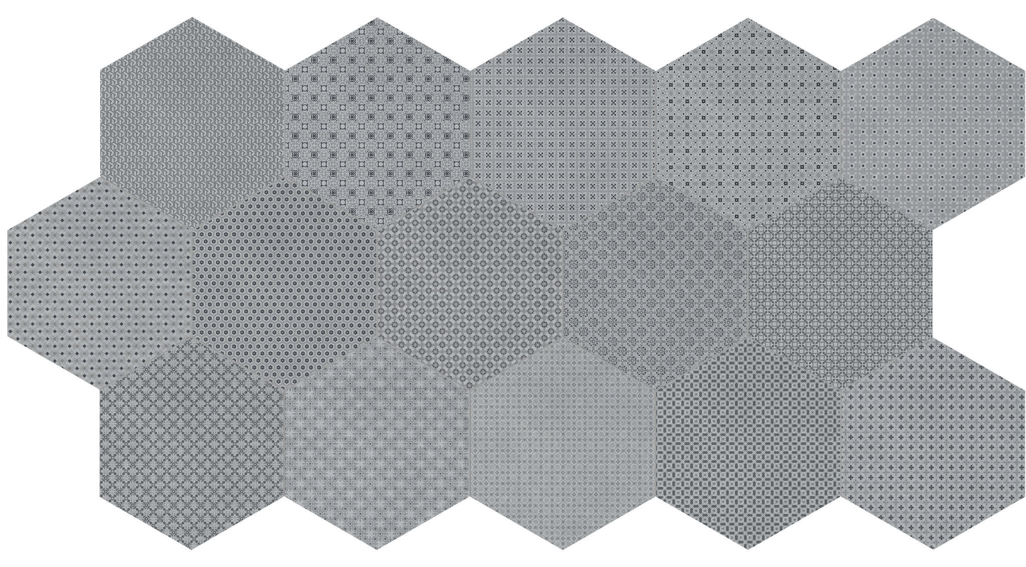 Tapestri 8.5 Cashmere Blend Hexagon | Tile and Stone Center