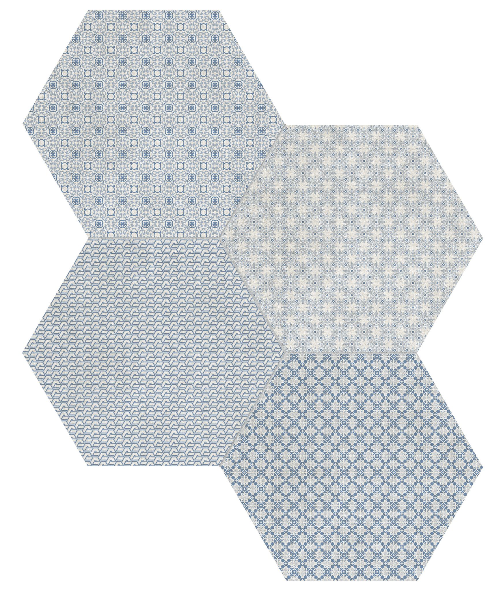 Tapestri 8.5 Denim Blend Hexagon | Tile and Stone Center