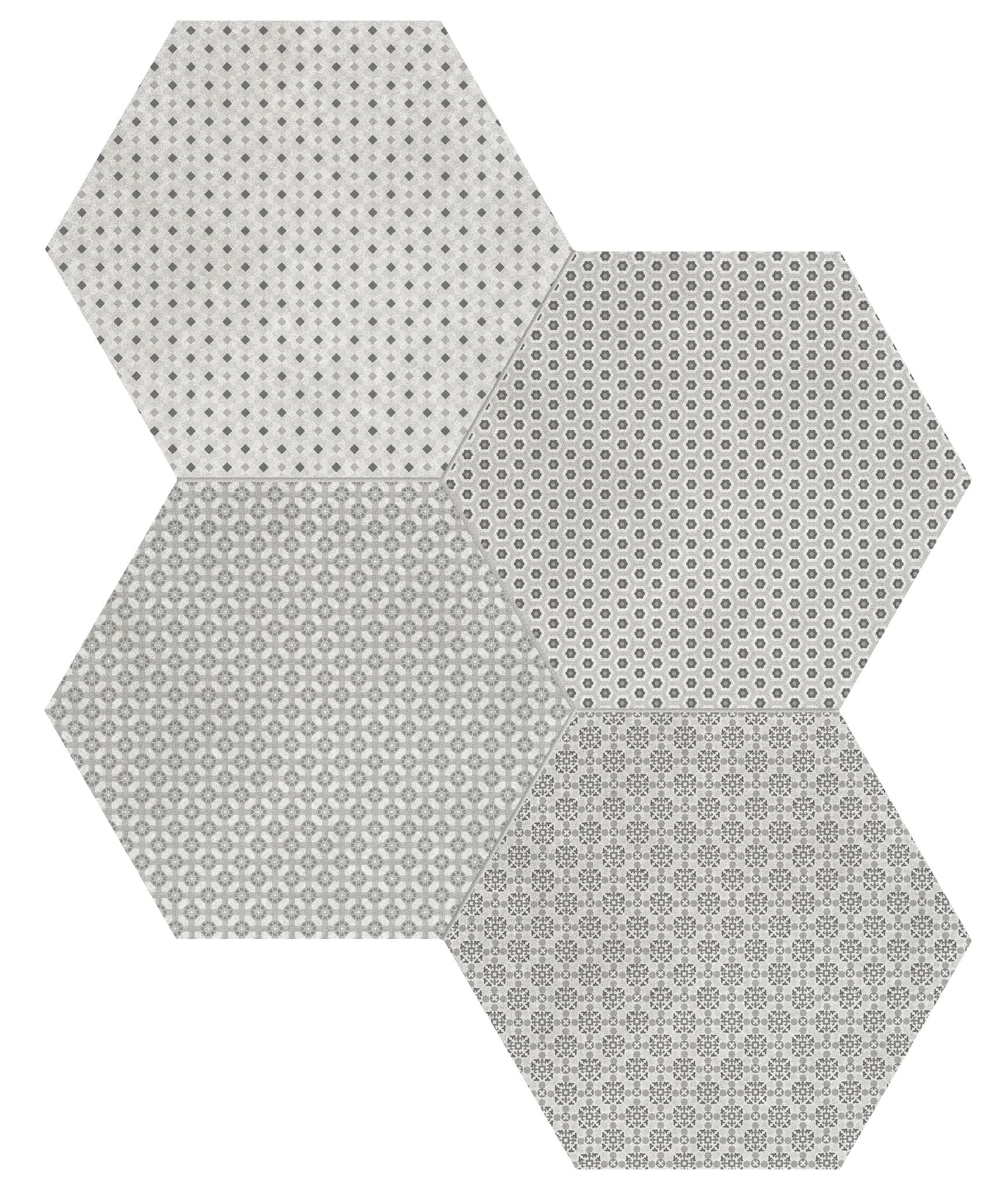 Tapestri 8.5 Wool Blend Hexagon | Tile and Stone Center