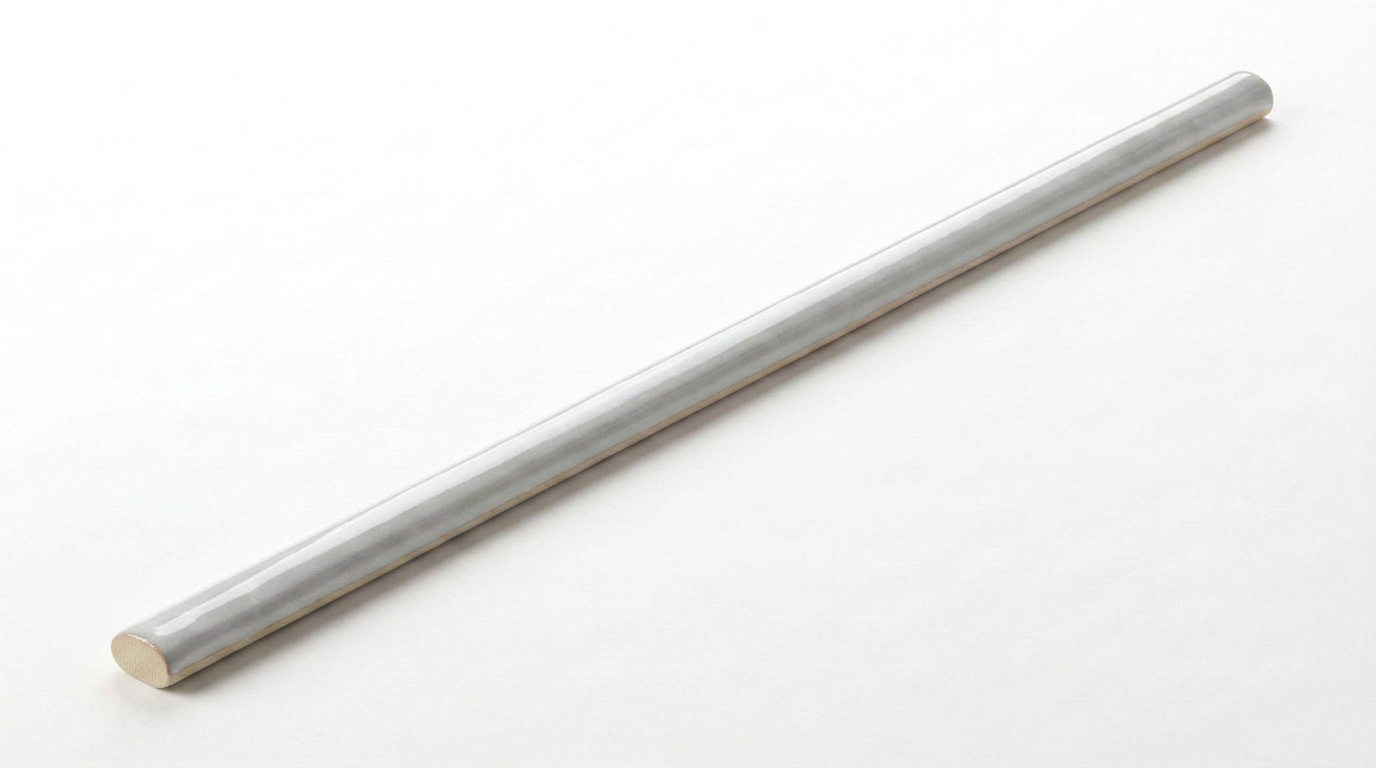 Aruba Silver Gloss .39x9 Trim | Tile and Stone Center