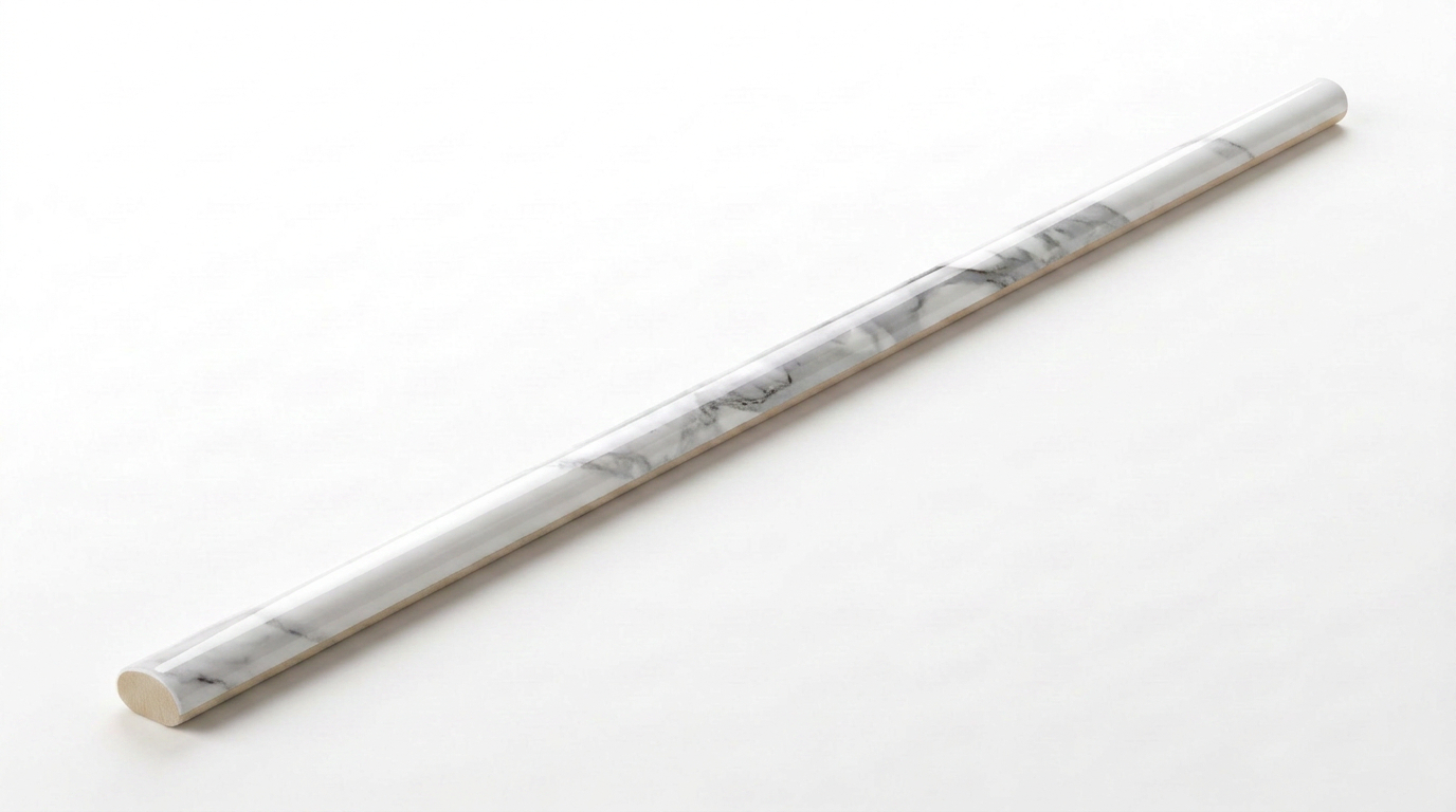 Carrara 0.39X9” Carrara Trim | Tile and Stone Center